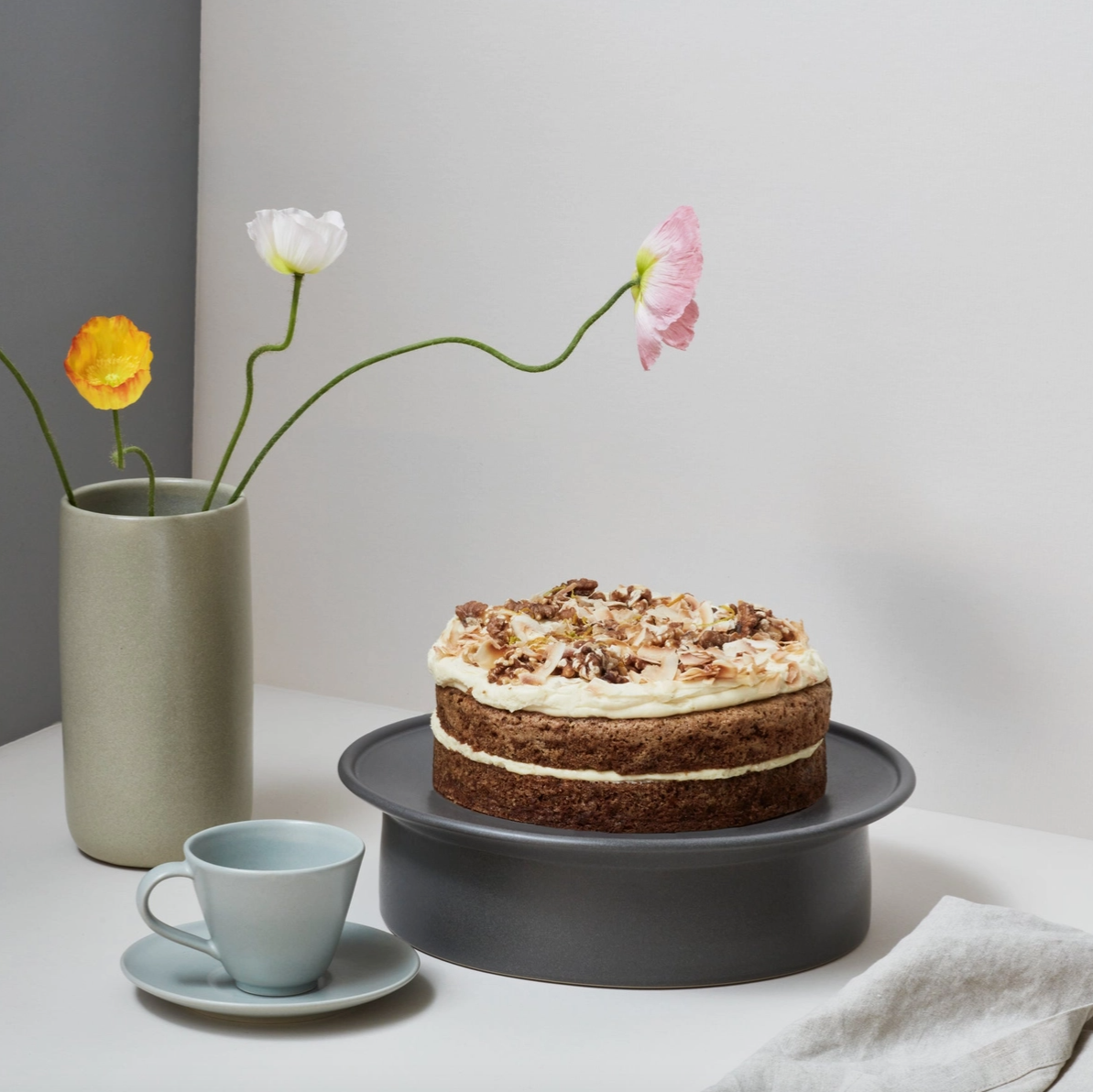 Présentoir à gâteaux en céramique