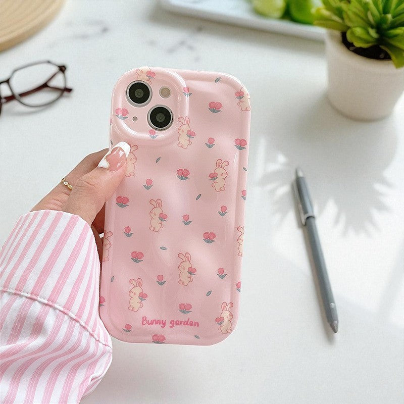 Coque iPhone - bunny garden