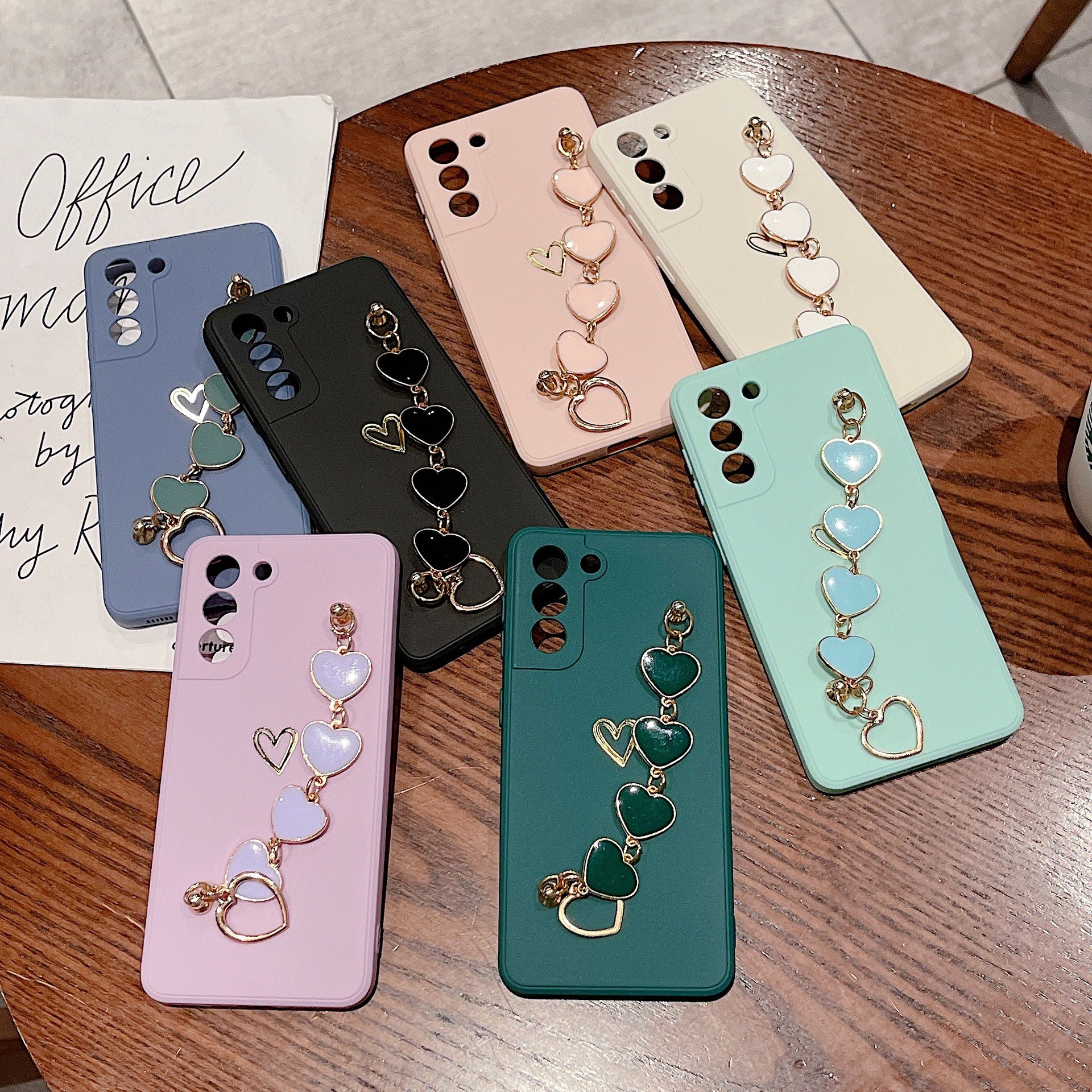 Coque Samsung - Chaîne coeur