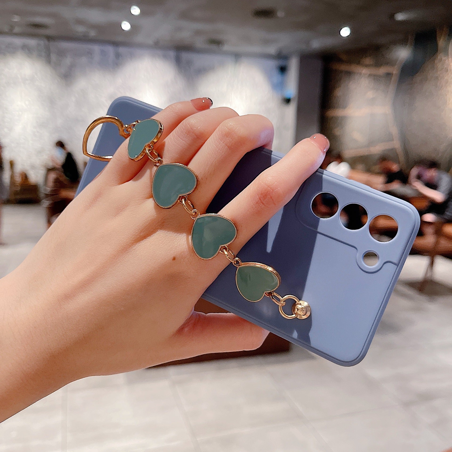 Coque Samsung - Chaîne coeur