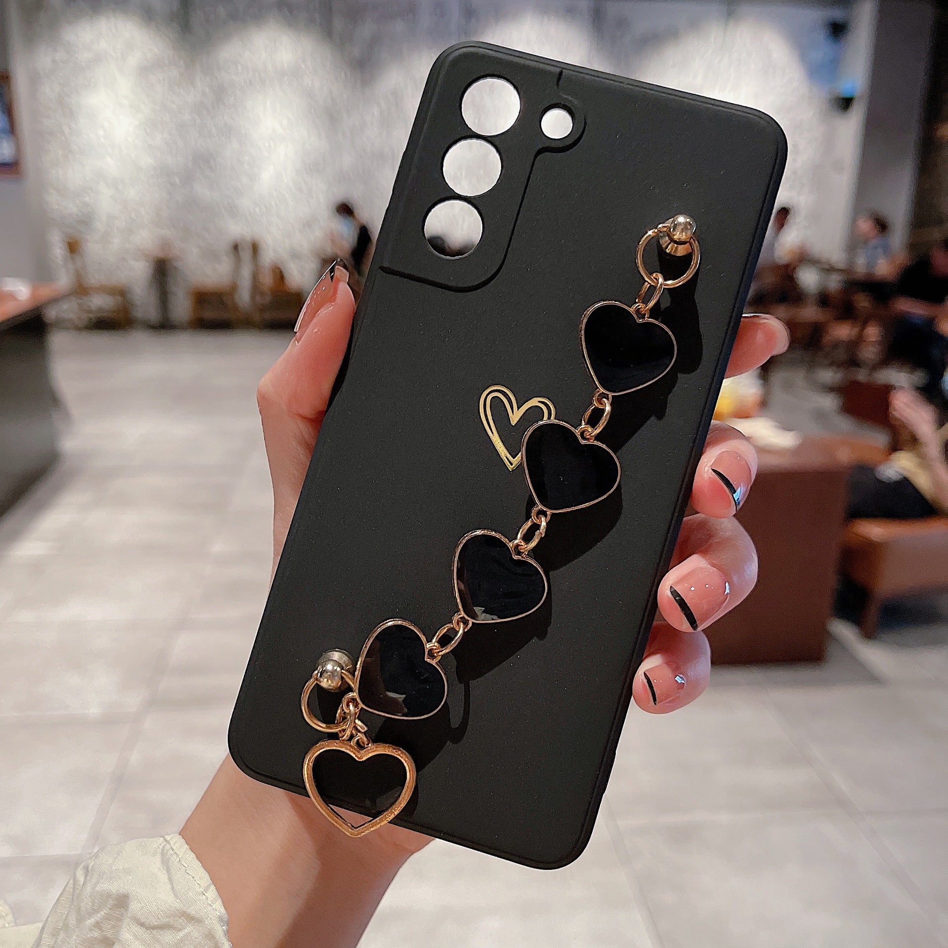 Coque Samsung - Chaîne coeur