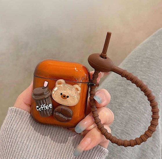 Coque AirPods - Bear Latte