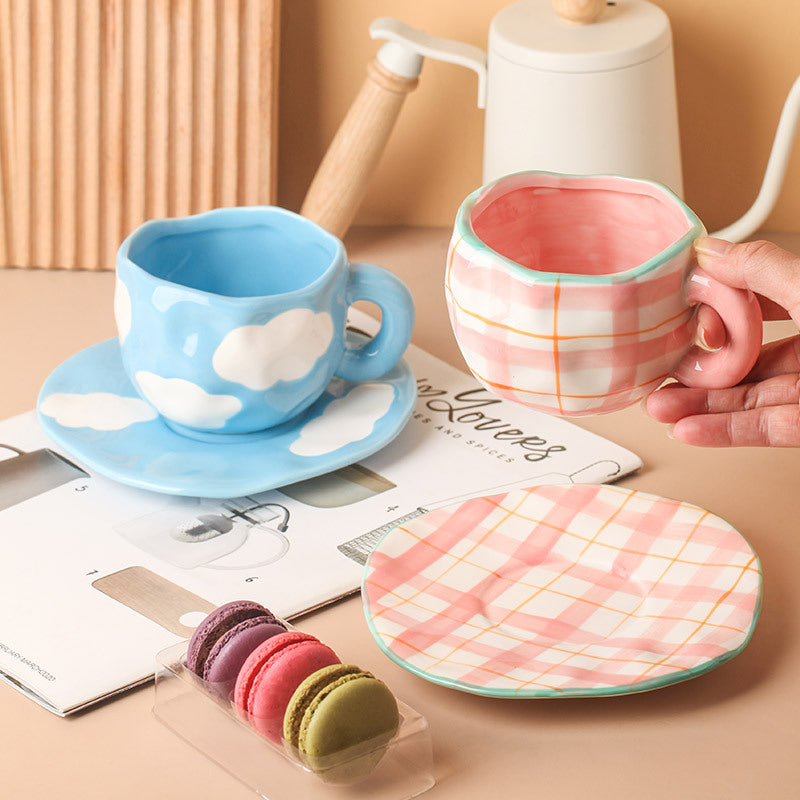 Tasse avec sous tasse - Cutie (lot de 2)
