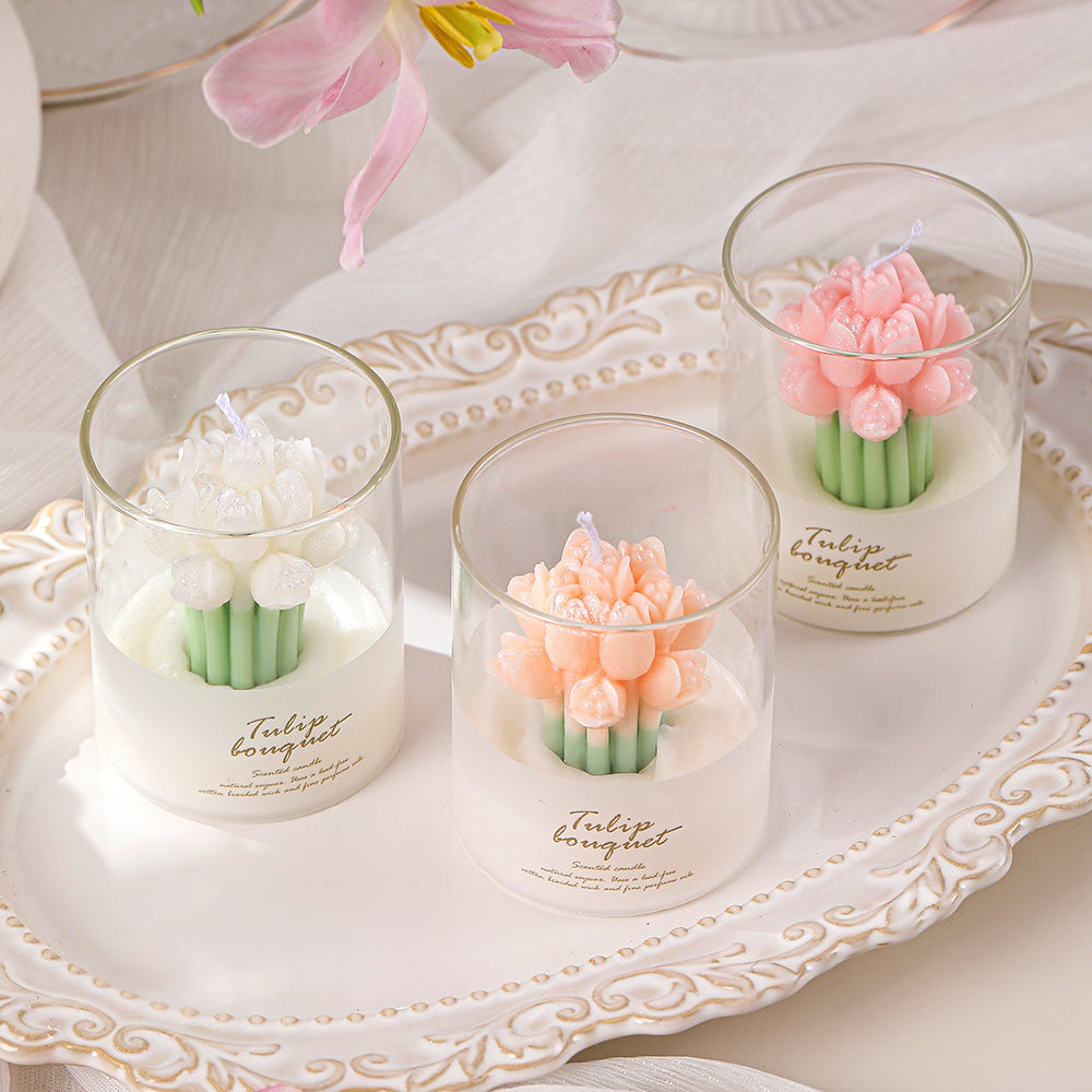 Bougie - Tulipe Bouquet