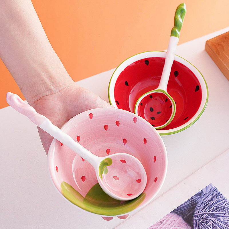 Bol & cuillère - Strawberry & Watermelon
