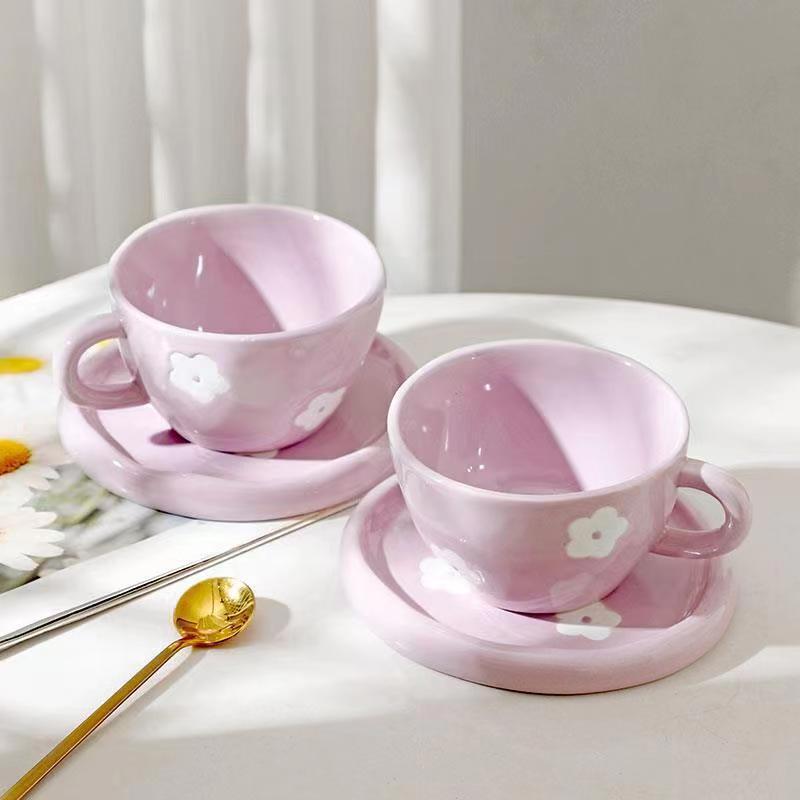 Tasse avec sous tasse - Flower of tea