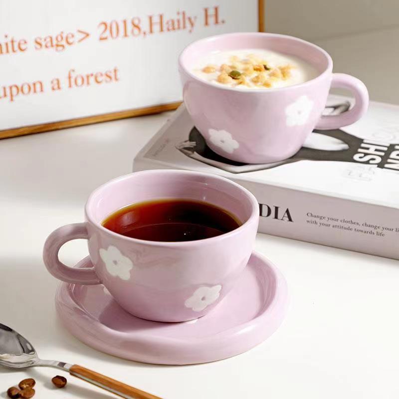 Tasse avec sous tasse - Flower of tea