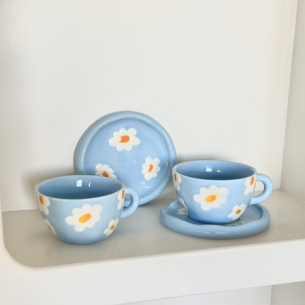 Tasse avec sous tasse - Flower of tea