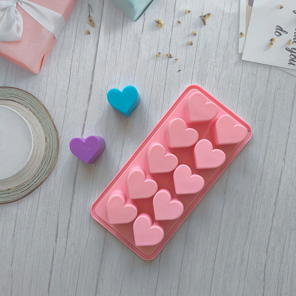 Moule à glaçons - Pink Heart (x2)