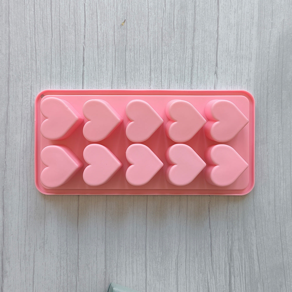 Moule à glaçons - Pink Heart (x2)
