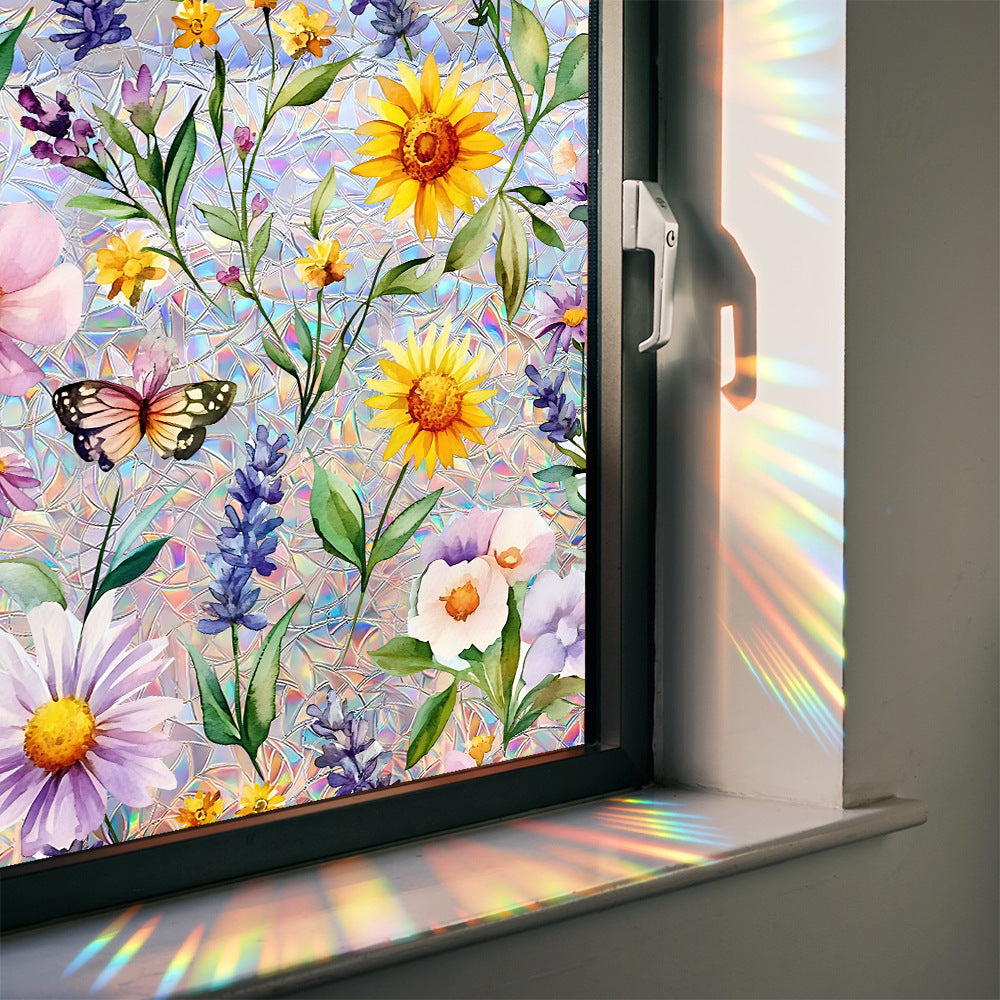 Stickers de fenêtre attrape lumière - Flower