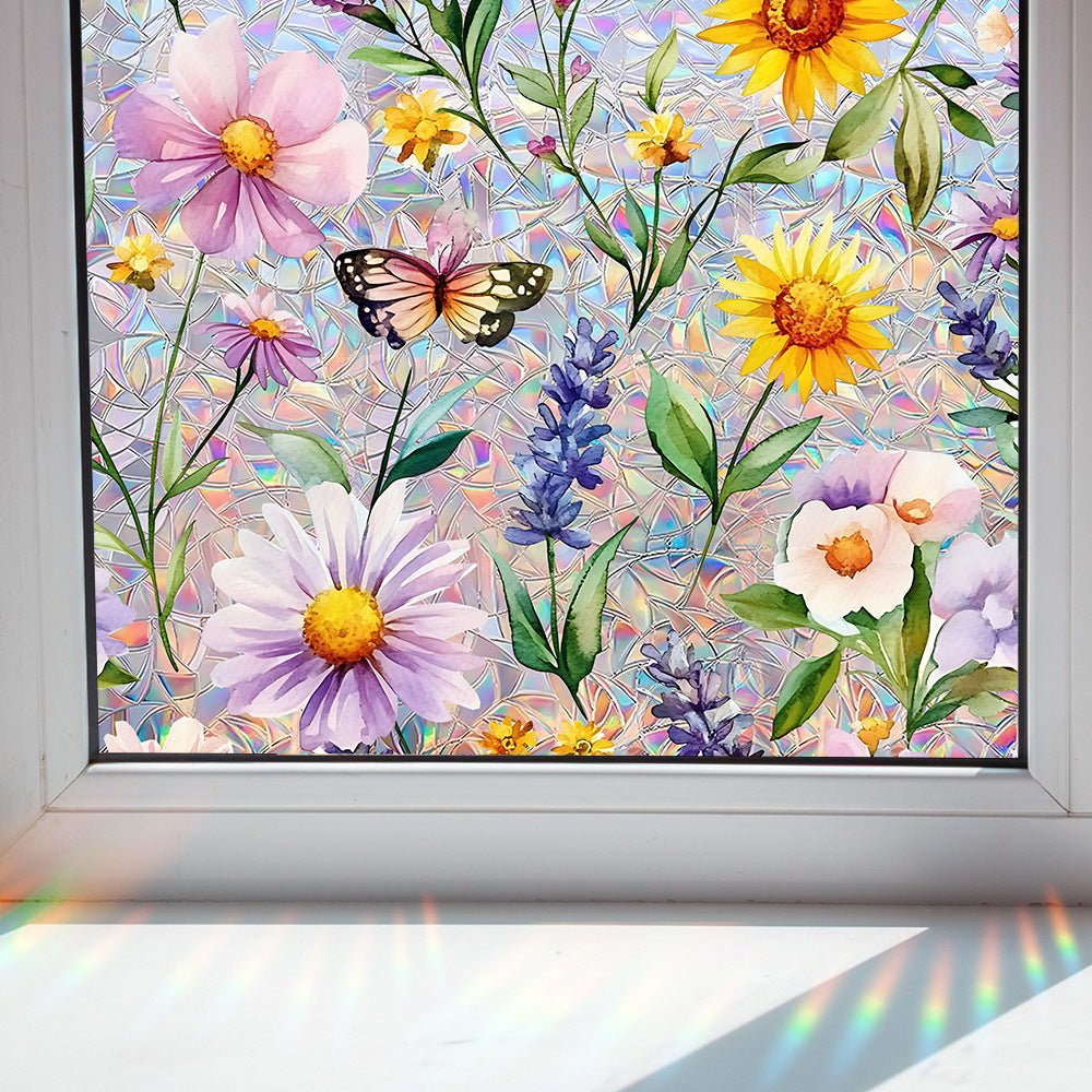 Stickers de fenêtre attrape lumière - Flower