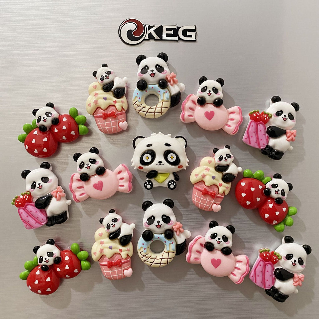Aimants de réfrigérateur - Panda (lot)