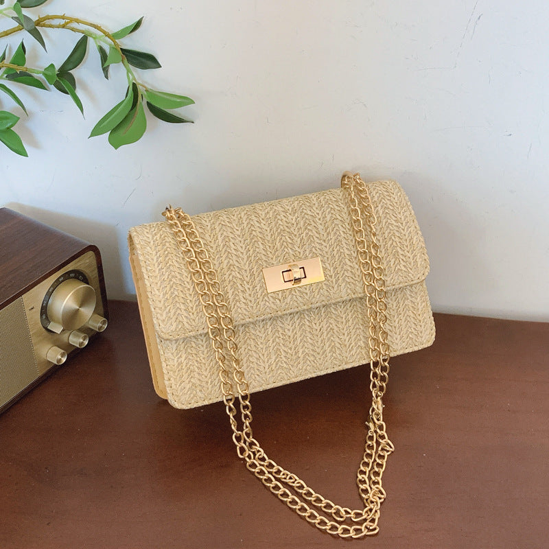 Sac en paille - Soleil tressé
