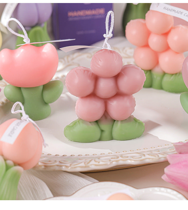 Bougie - Bubble Flower
