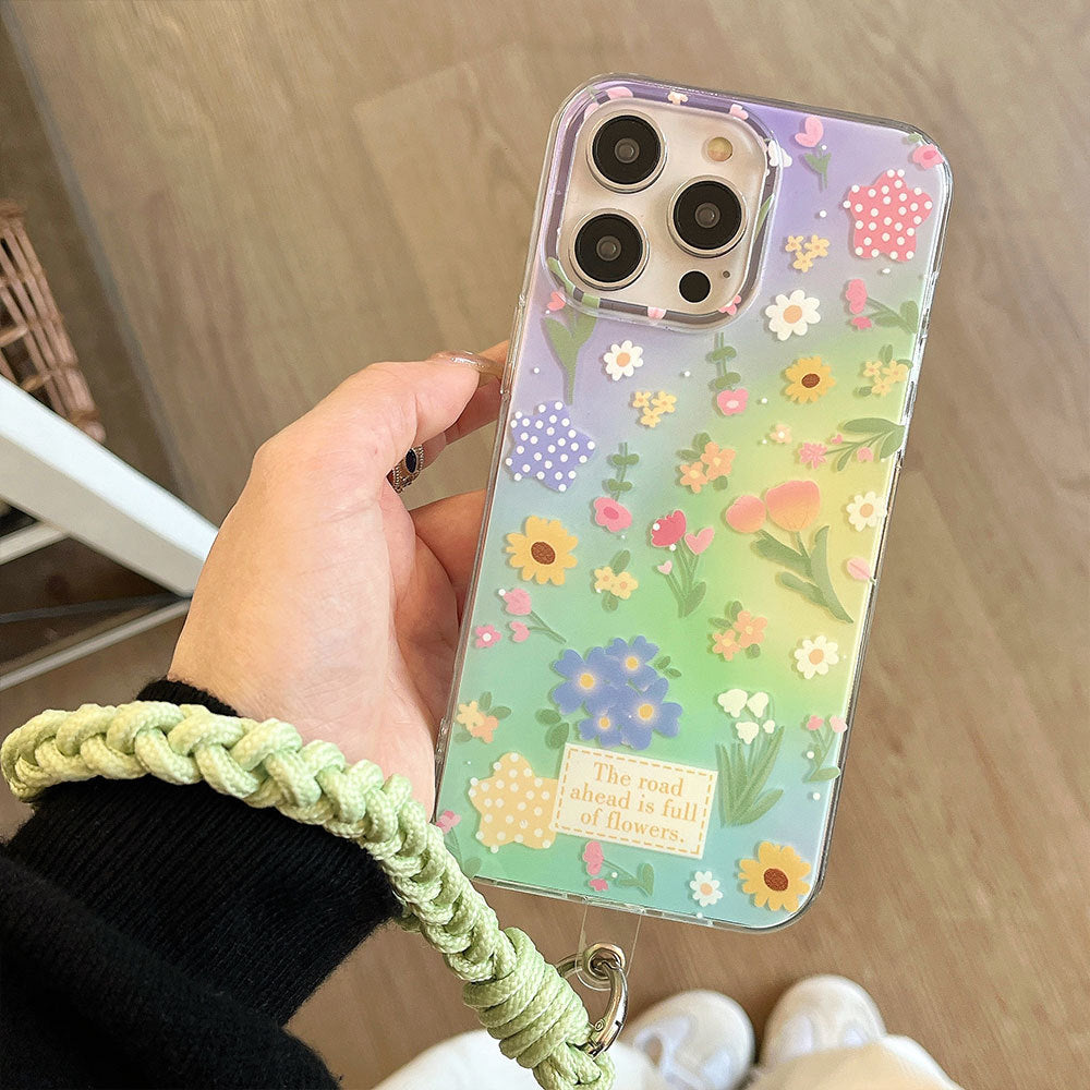 Coque iPhone - Rainbow Bloom