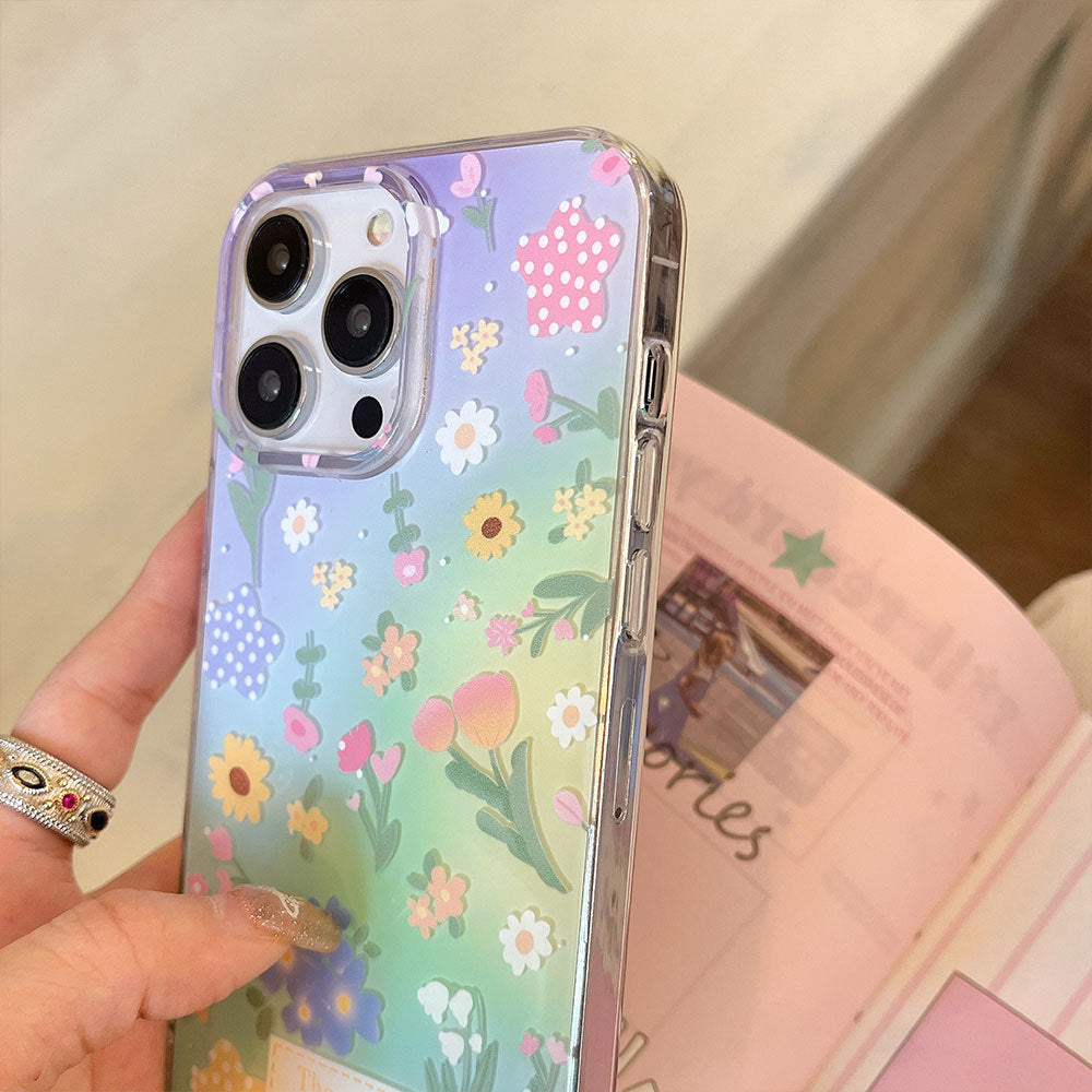Coque iPhone - Rainbow Bloom