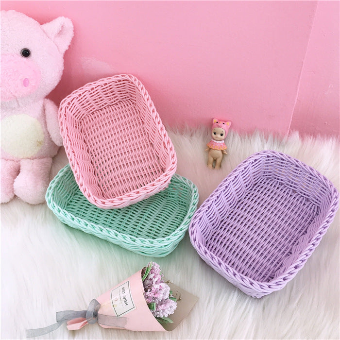Panier de rangement pastel