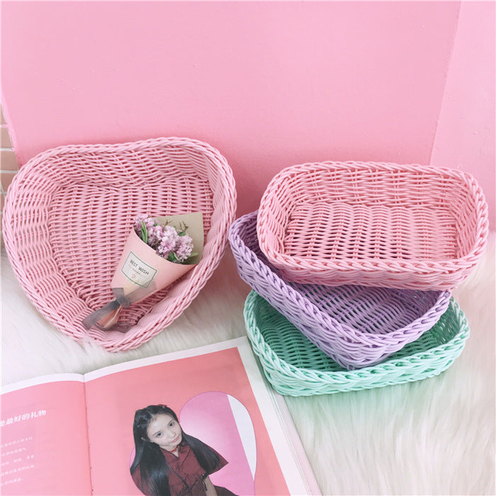 Panier de rangement pastel