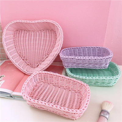 Panier de rangement pastel