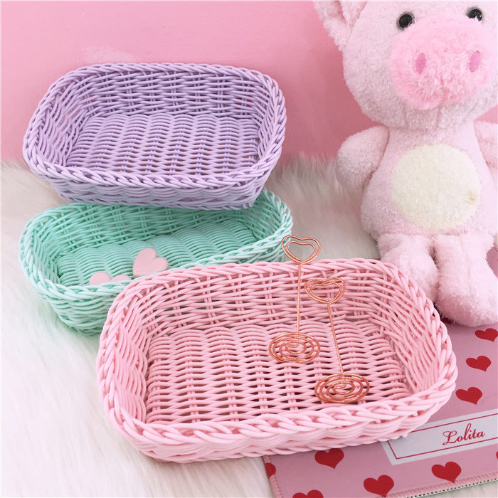 Panier de rangement pastel