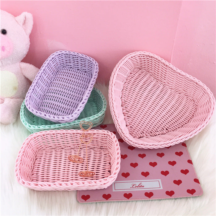 Panier de rangement pastel