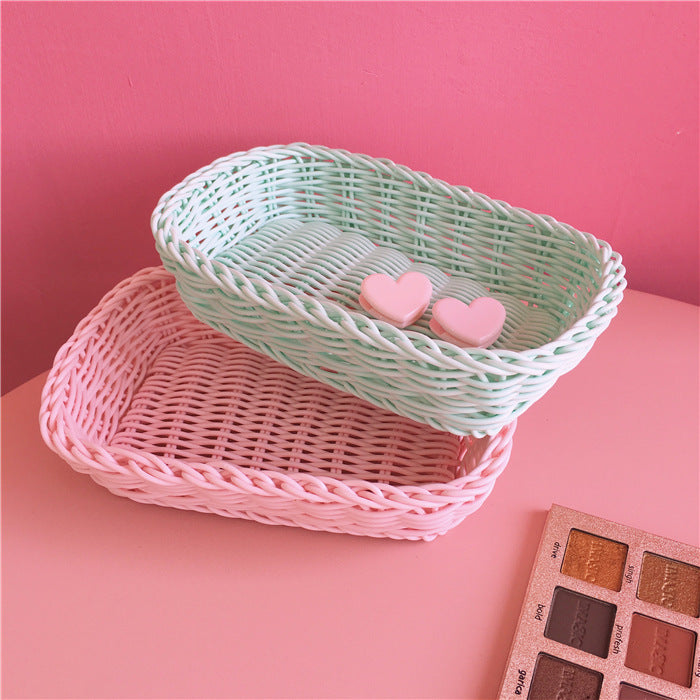 Panier de rangement pastel
