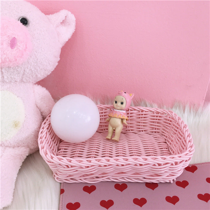 Panier de rangement pastel