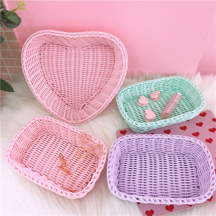 Panier de rangement pastel