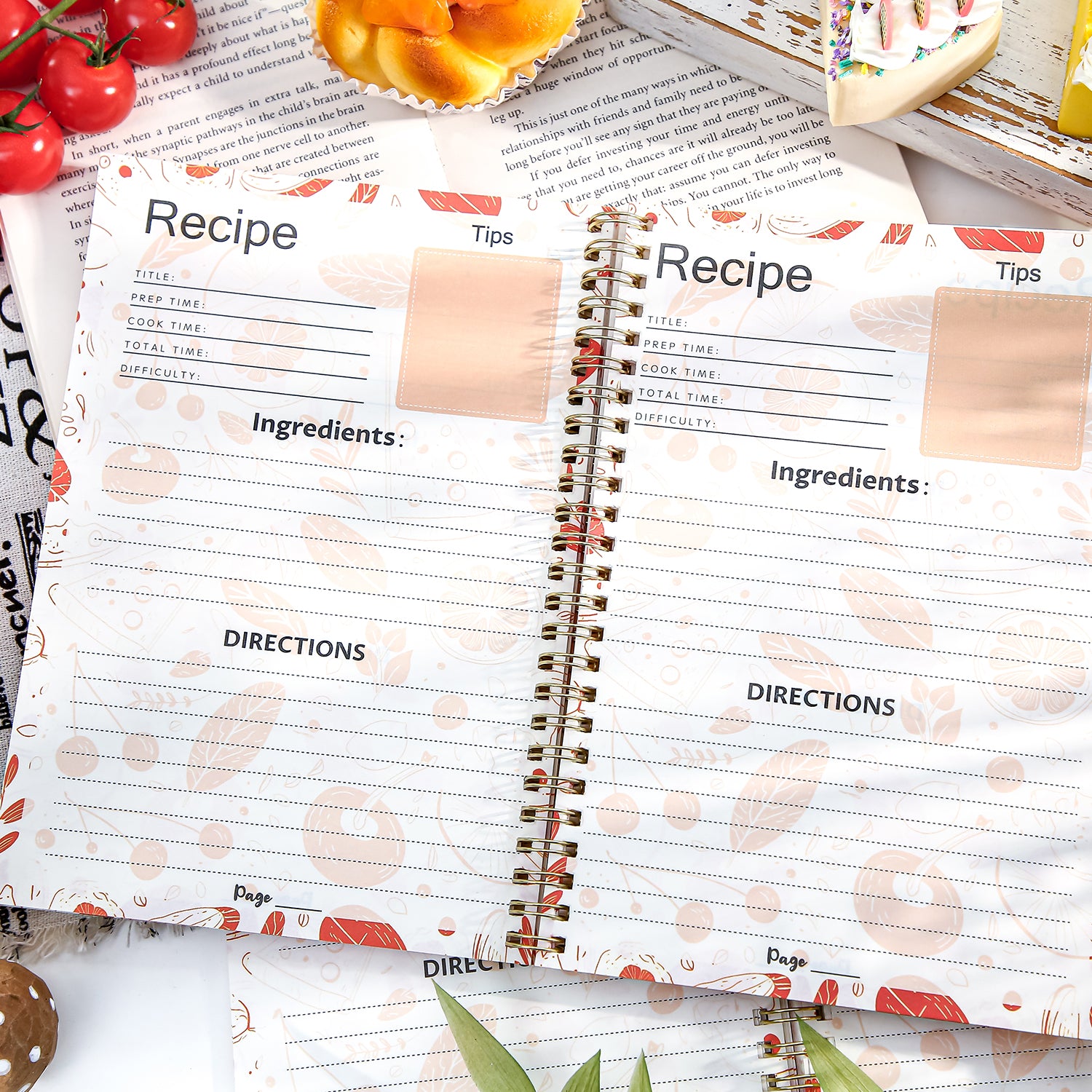Carnet de recette - Gourmand orange