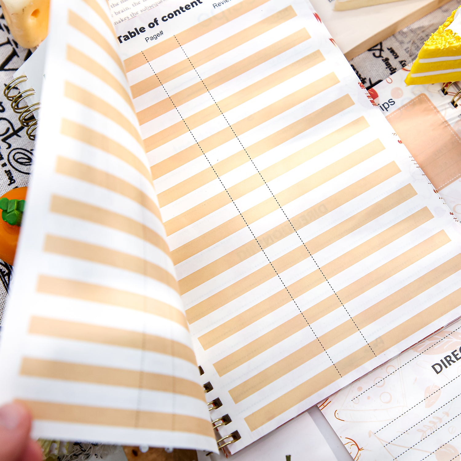 Carnet de recette - Gourmand orange