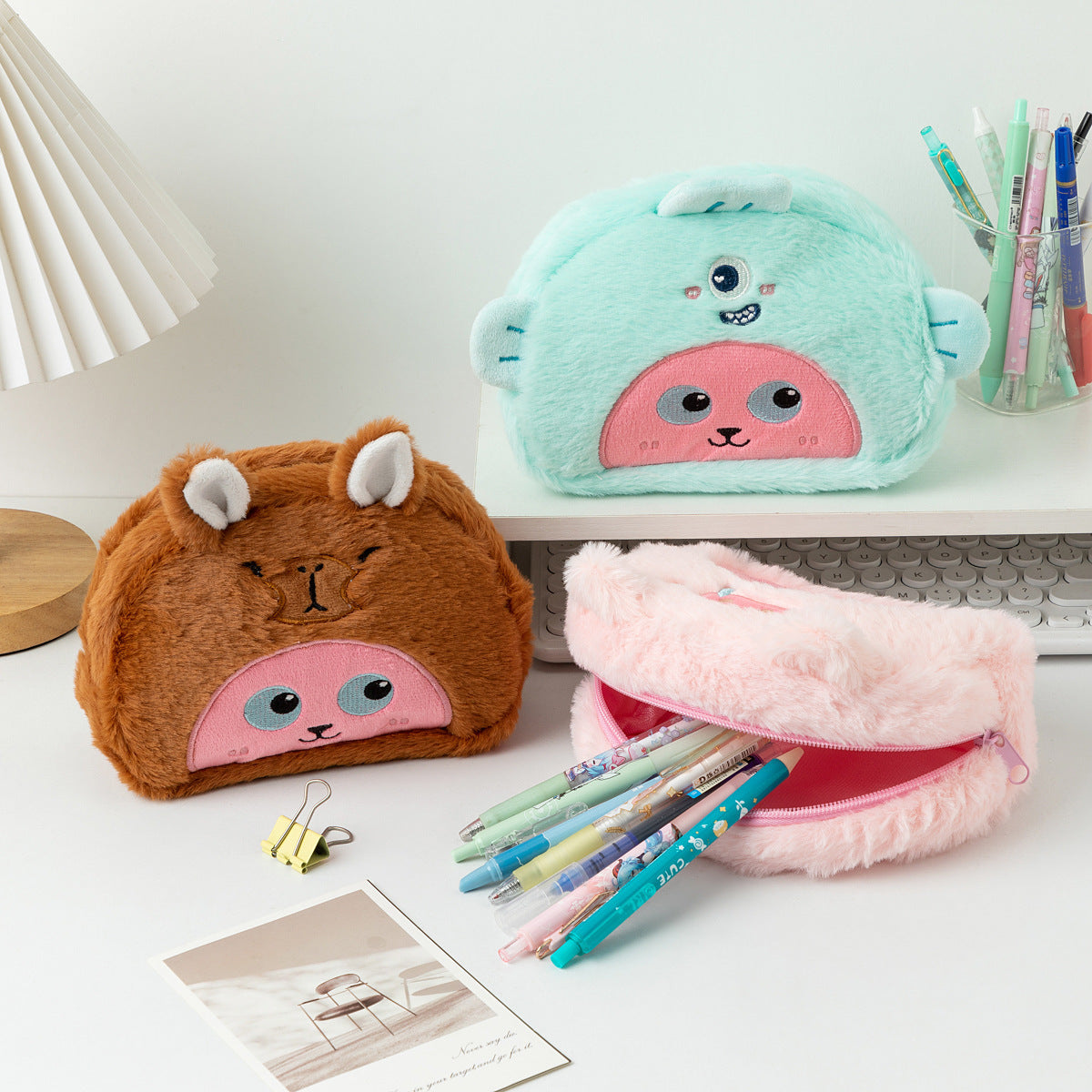 Trousse peluche - Fuzzy Friends