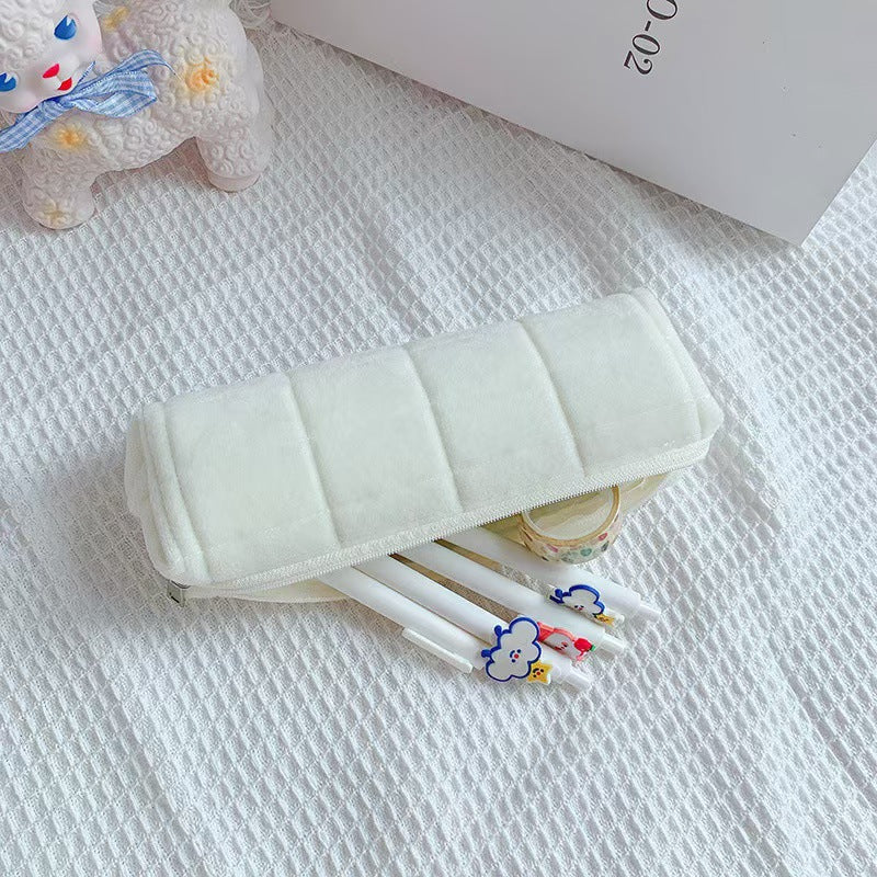 Trousse en velours - Pastel