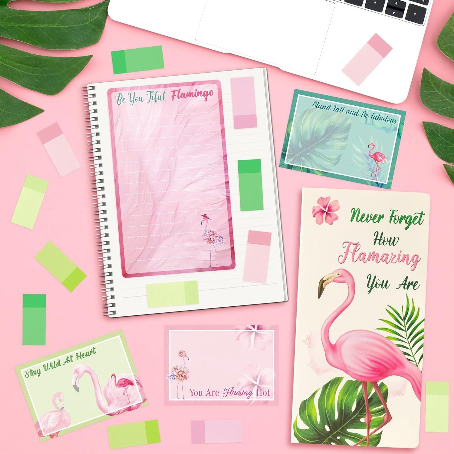 Carnet de Post-it - Flamingo