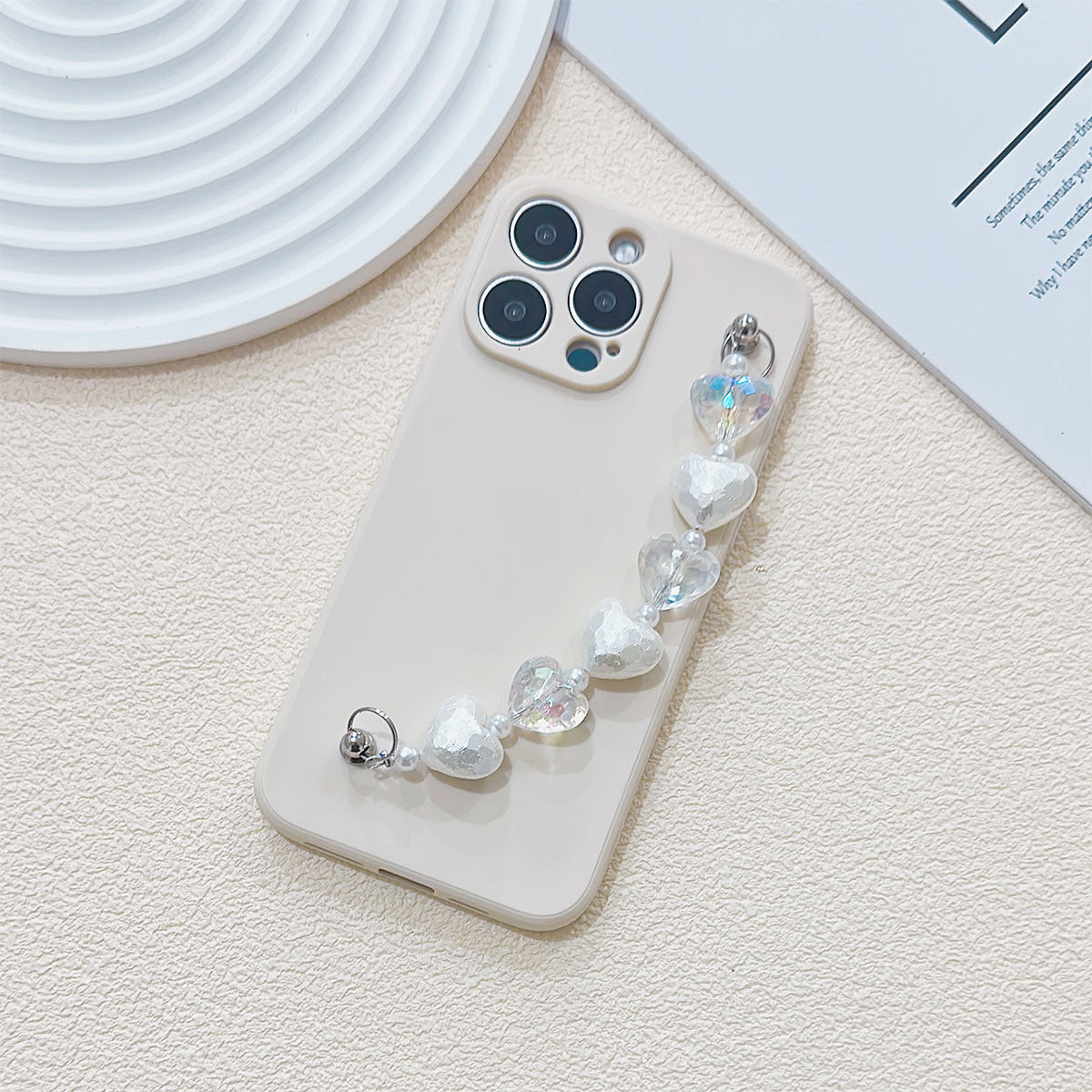 Coque iPhone - Sweet heart pearl