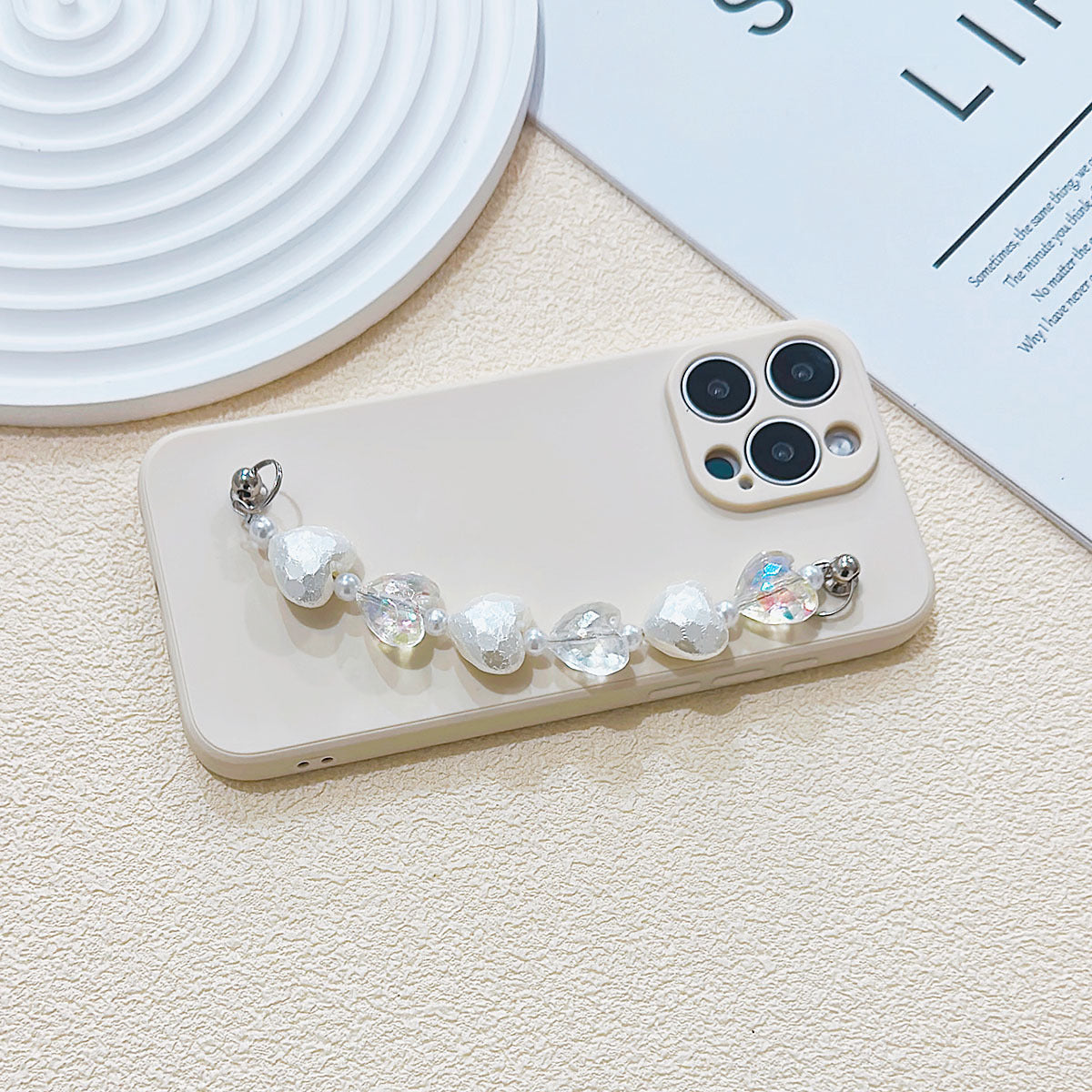 Coque iPhone - Sweet heart pearl
