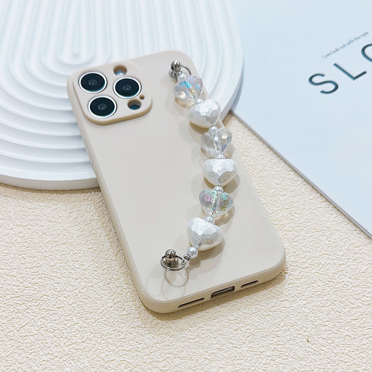 Coque iPhone - Sweet heart pearl