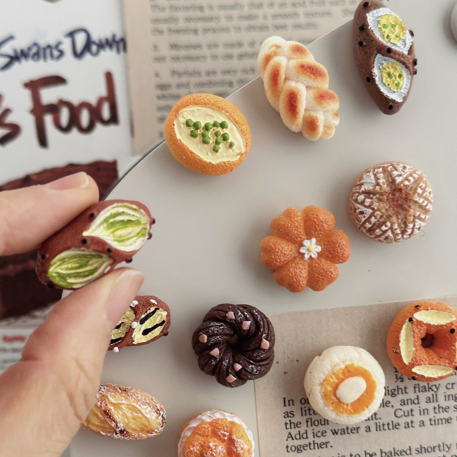 Magnets pâtisserie (pack de 12)