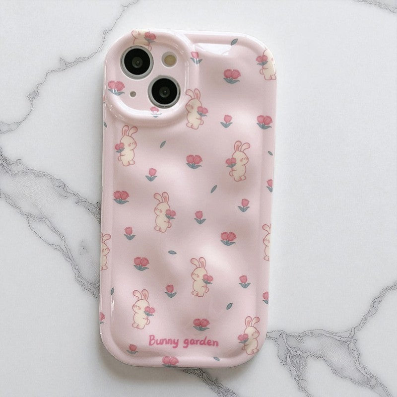 Coque iPhone - bunny garden