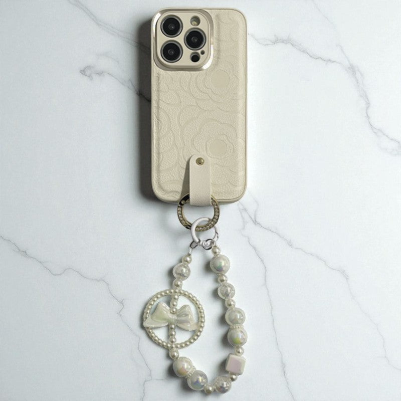 Coque iPhone - Flower perlée